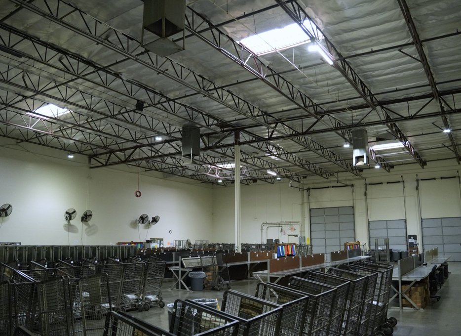 High bay warehouse floor in the East Valley
